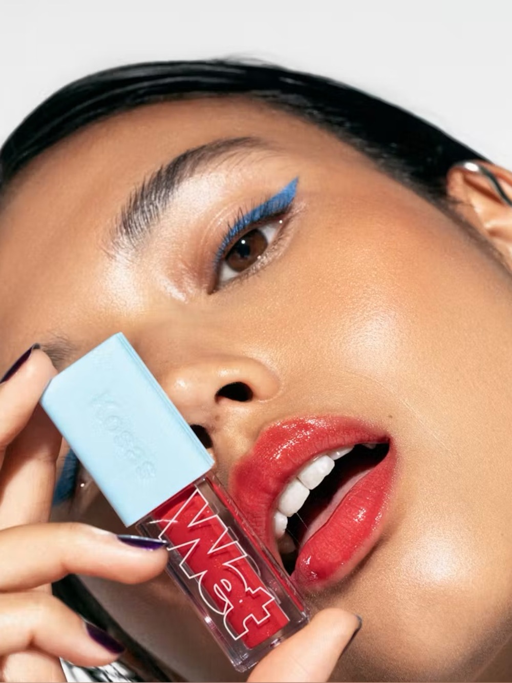 Kosas Sephora Wet Lip Oil Tint Jaws Blood Bold Red Hydrating Gloss Lip Oil color